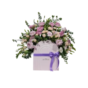 باکس گل بنفش