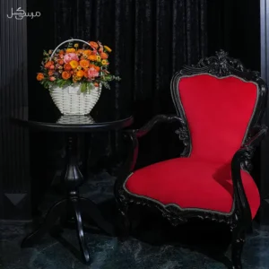 باکس گل نارنجی شیک و خاص