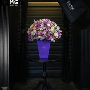 باکس گل بزرگ با گل های رنگارنگ ویژه خواستگاری و سورپرایز BB118-J-2