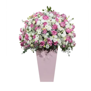 باکس گل بزرگ و با شکوه مناسب برای بله برون و خواستگاری BB147-J