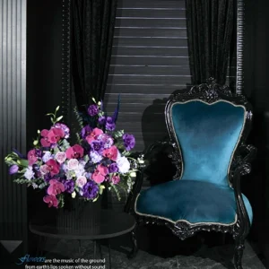 باکس گل زیبا و تازه با رنگ بندی جذاب BB154-J