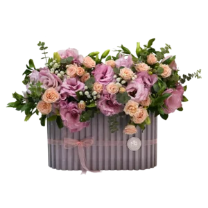 باکس گل یاسی مینیمال بهاره