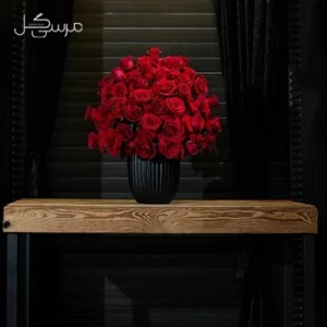 باکس گل مینیمال رز هلندی برای تبریک و سورپرایز