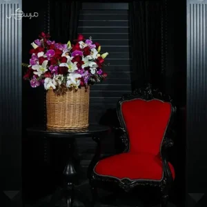 باکس گل بزرگ حصیری برای عرض تبریک