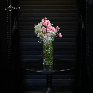 جار گل روز لیسین توس