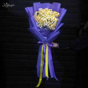 دسته گل مینیمال نرگس