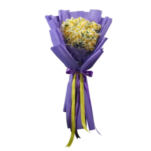 دسته گل مینیمال نرگس