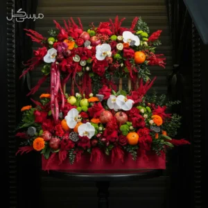 باکس رز و میوه یلدایی