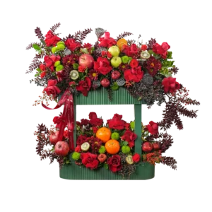 باکس گل میوه یلدایی