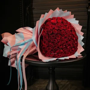 دسته گل لوکس فول رز هلندی