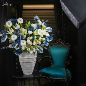 کوزه گل آنتریوم و لیلیوم