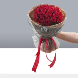 بوکت گل رز هلندی قرمز